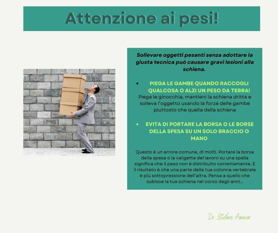 Esercizio 3 — rotazione del busto